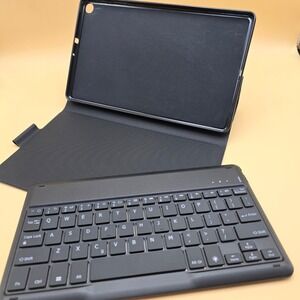 Universal Tablet Case with‎ Detachable Magnetic Bluetooth Keyboard Cover